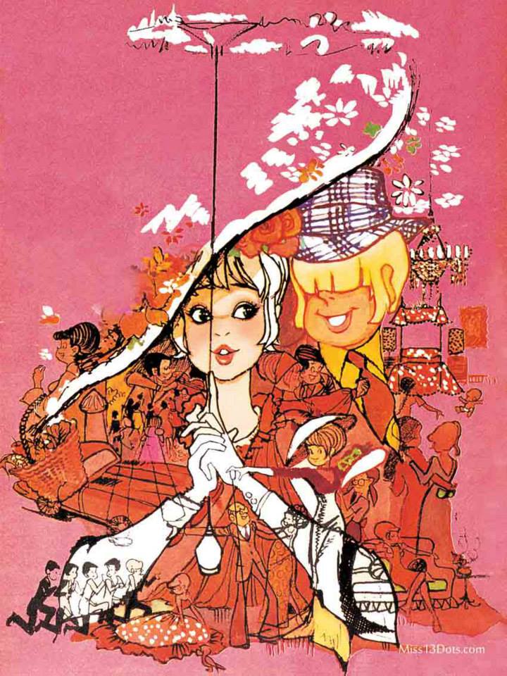 《13点》漫畫第137期「愛情萬花筒」內容講述富家飛訛稱母親病重，哀求13点與他假結婚，故事靈感來自1964年的電影《My Fair Lady》。（圖片來源：13点Miss 13 Dots facebook）