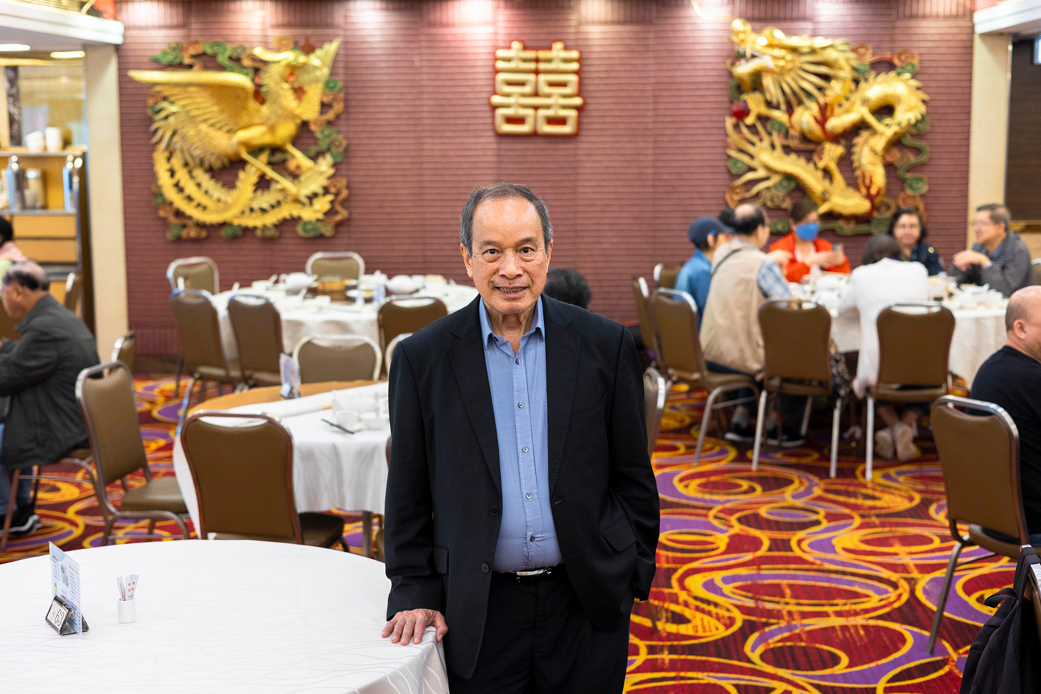 倫敦大酒樓是全港僅餘保留龍鳳大禮堂的酒家。 