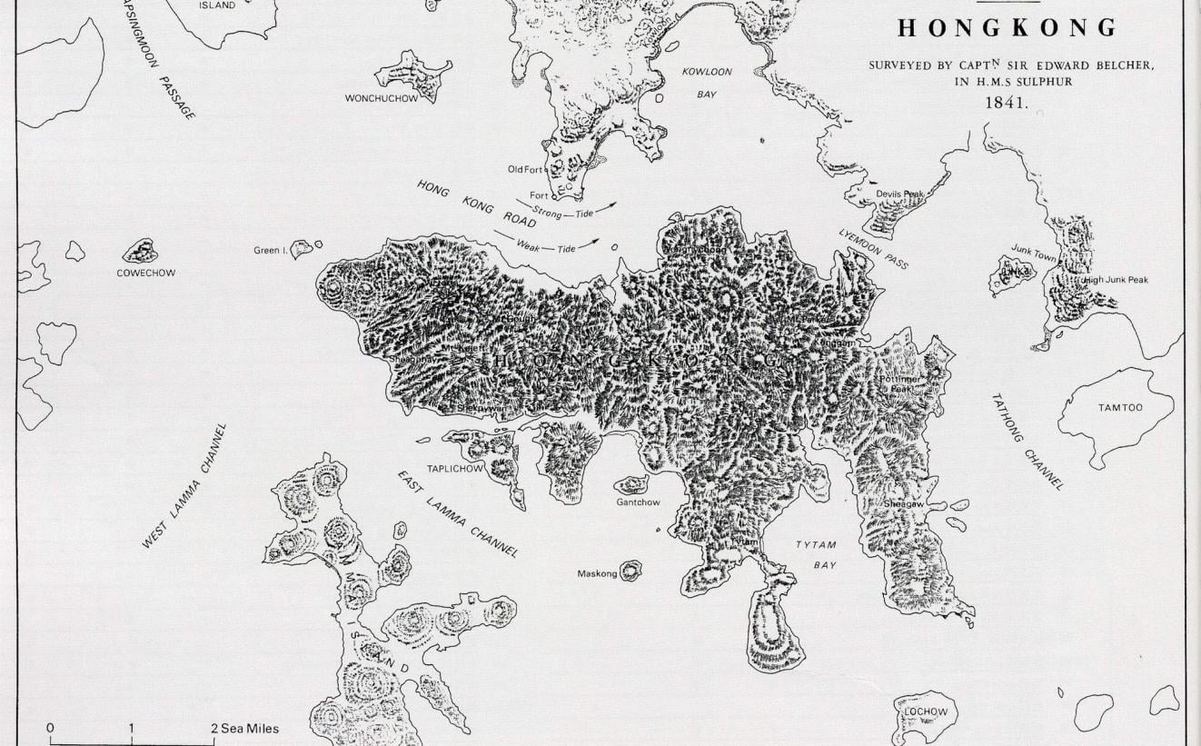 1841年香港地圖