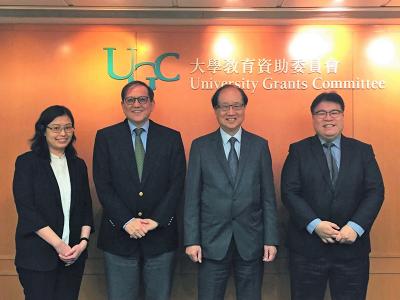 拜訪大學教育資助委員會諮詢意見